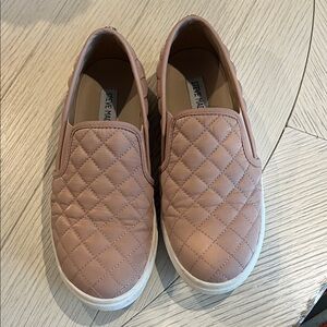 Steve Madden Quilted Slip-On Sneakers - Blush